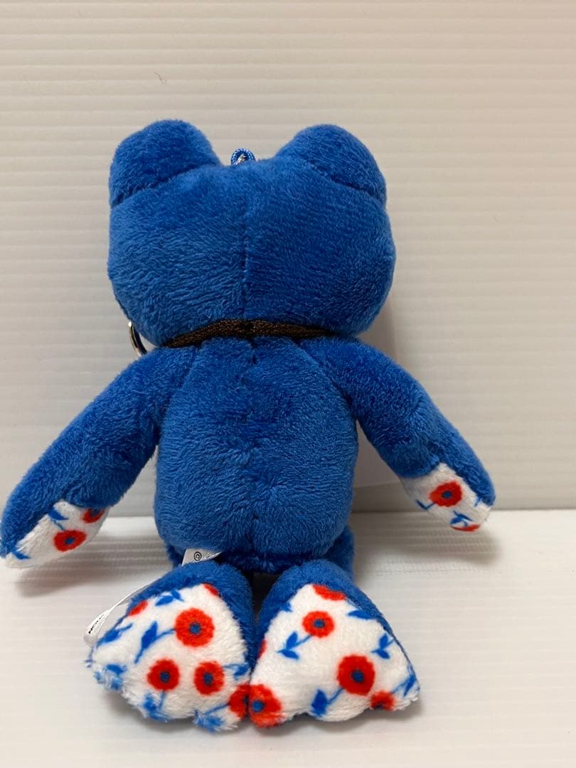 かえるのピクルス★赤・緑・青・アイボリー★マスコットとキーリング4匹セット