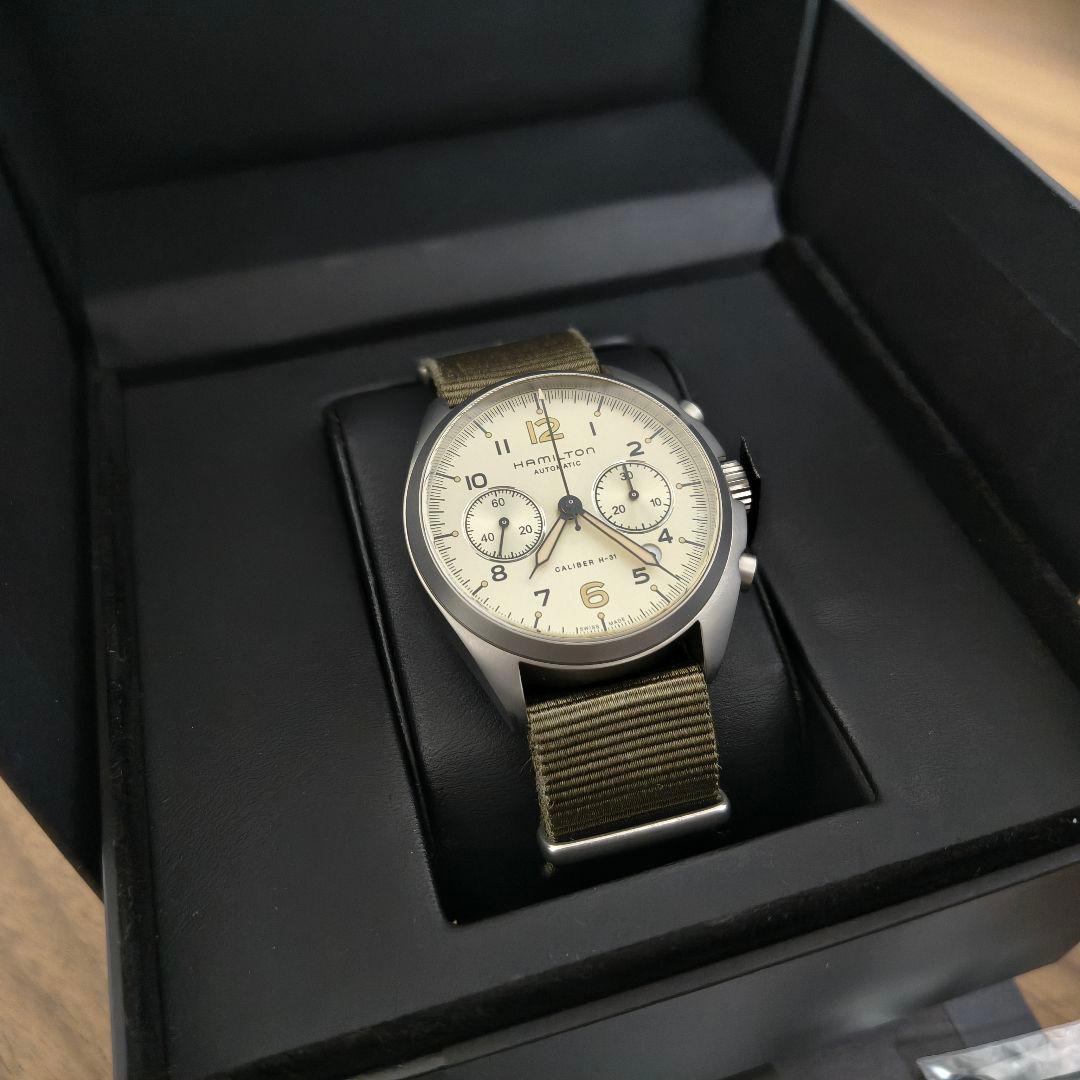 【セール】ハミルトン カーキパイロット オートクロノ自動巻 H76456955