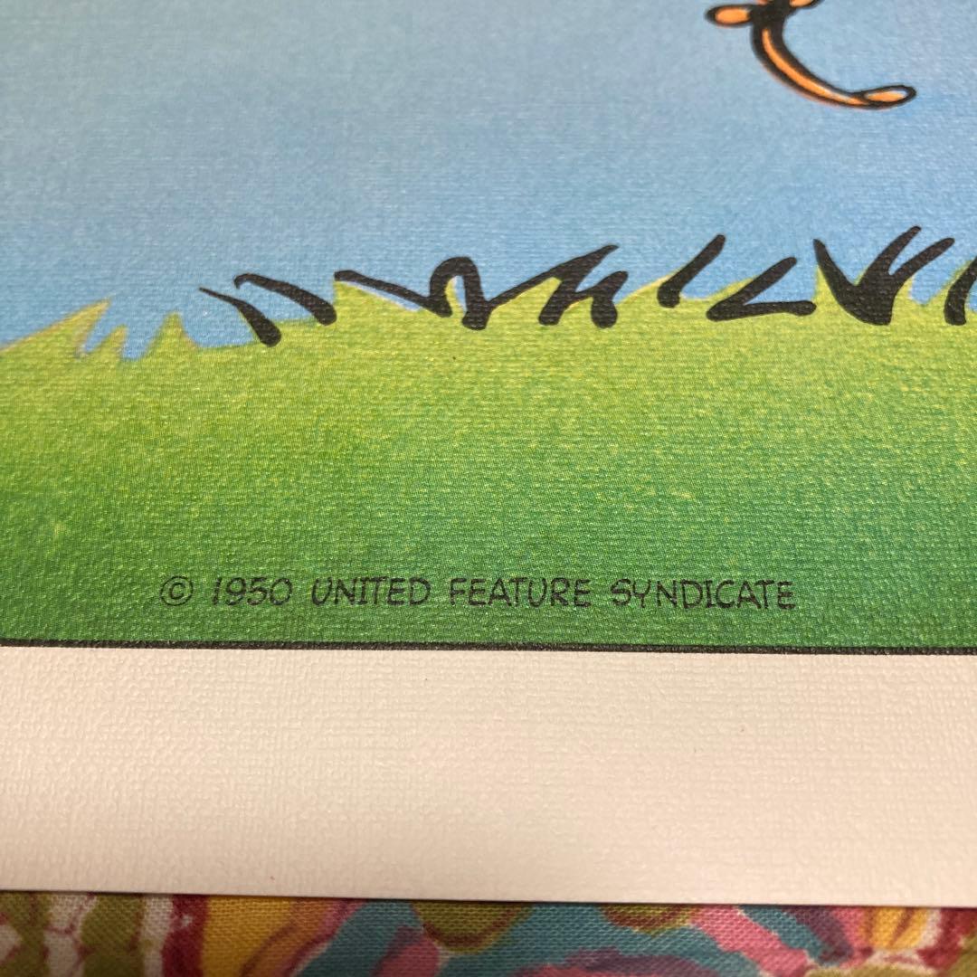 50'sヴィンテージ　ポスター　スヌーピー　チャーリーブラウン　1950年