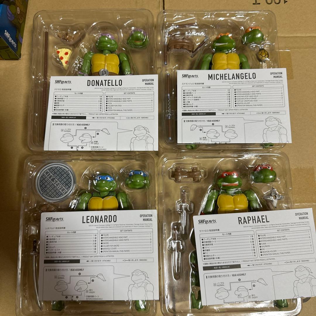 S.H.Figuarts タートルズ　全セット
