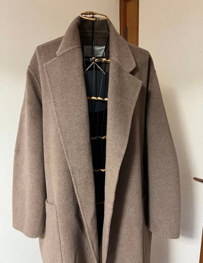 トゥデイフル　ウールオーバーコート