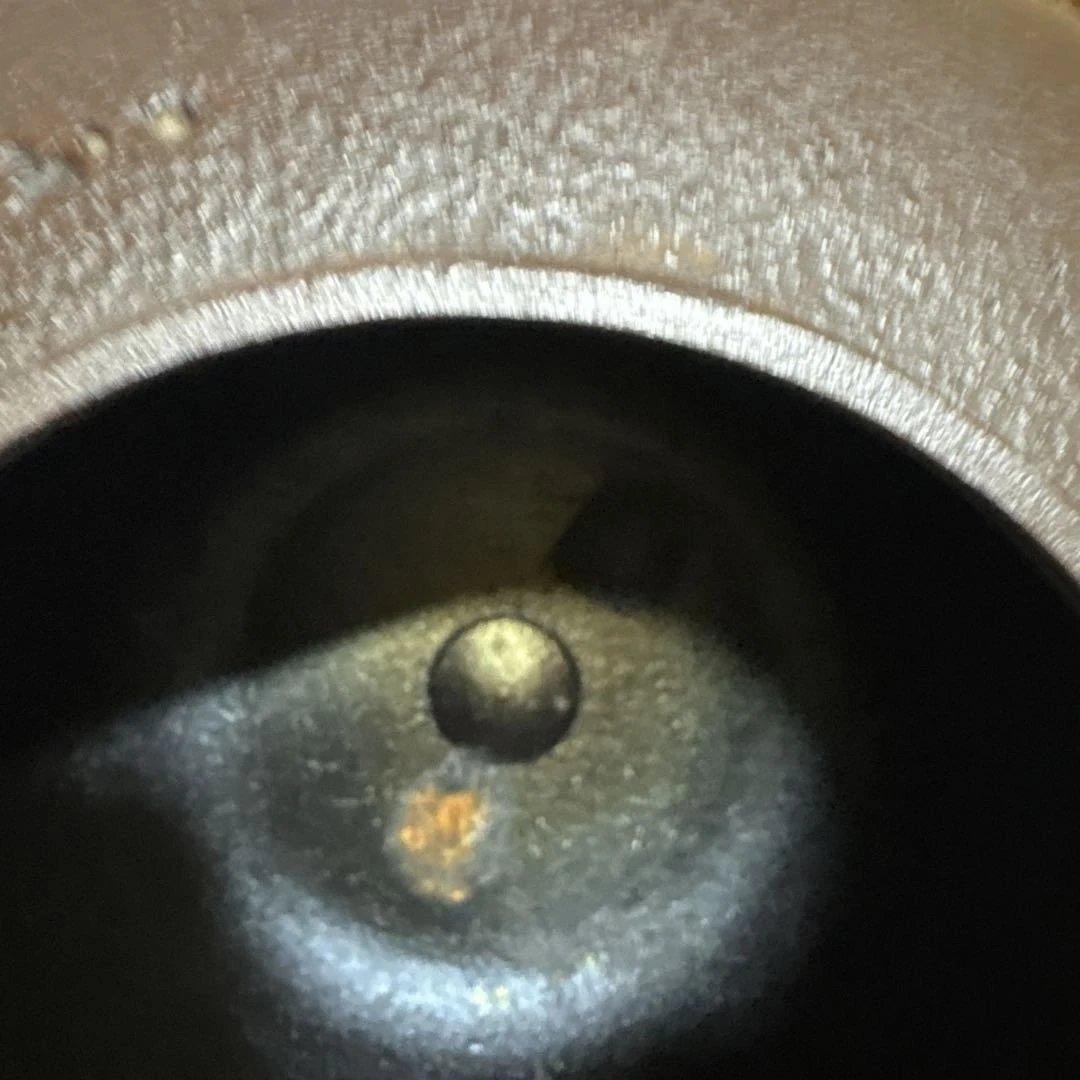 菊池正直 釜　一ノ瀬宗和 風炉　唐銅鬼面風炉　27日まで限定10%オフ‼️