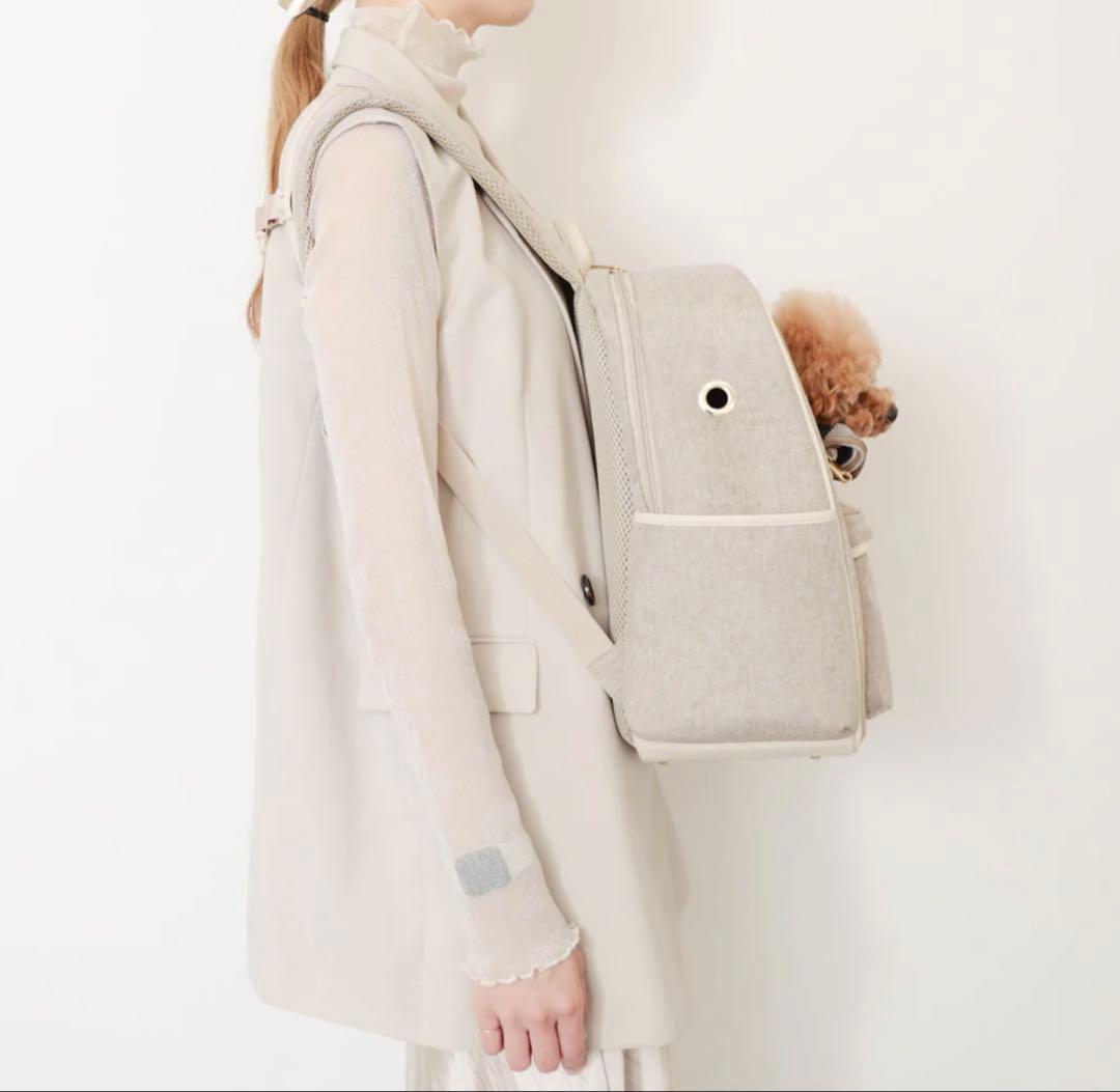 ＊タグ付モンシェリ　パイピングリュックキャリー＊