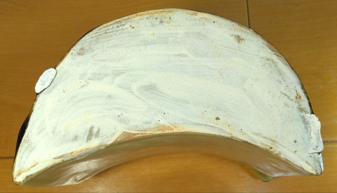 人間国宝 金城次郎 魚紋抱瓶 栞 共箱 美品 やちむん 壺屋焼 壷屋焼