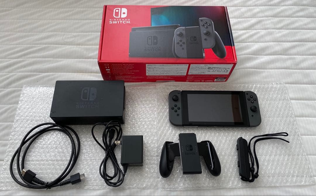 【完品】Nintendo Switch バッテリー強化 グレー