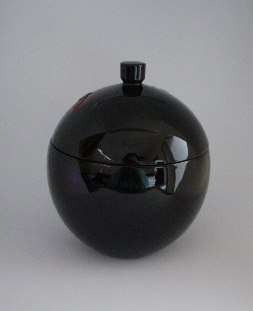 琉球漆器 紅房（べんぼう） ハイビスカス柄