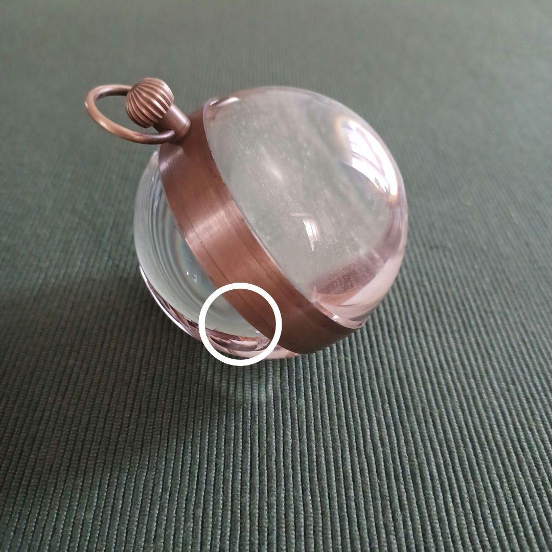 OMEGA オメガ 手巻き アンティーク 球体時計 クリスタル 置時計 稼動品