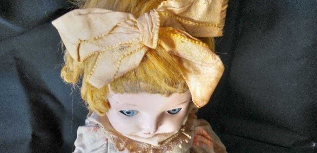 三越ドール　フラーティアイ　大正　昭和　サクラビスク　人形