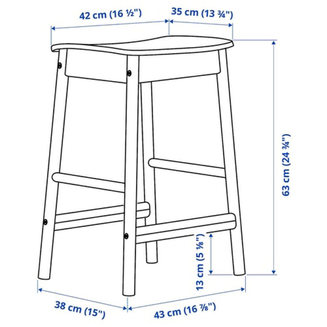 IKEA RÖNNINGE ロッニンゲハイスツールカウンターテーブル椅子