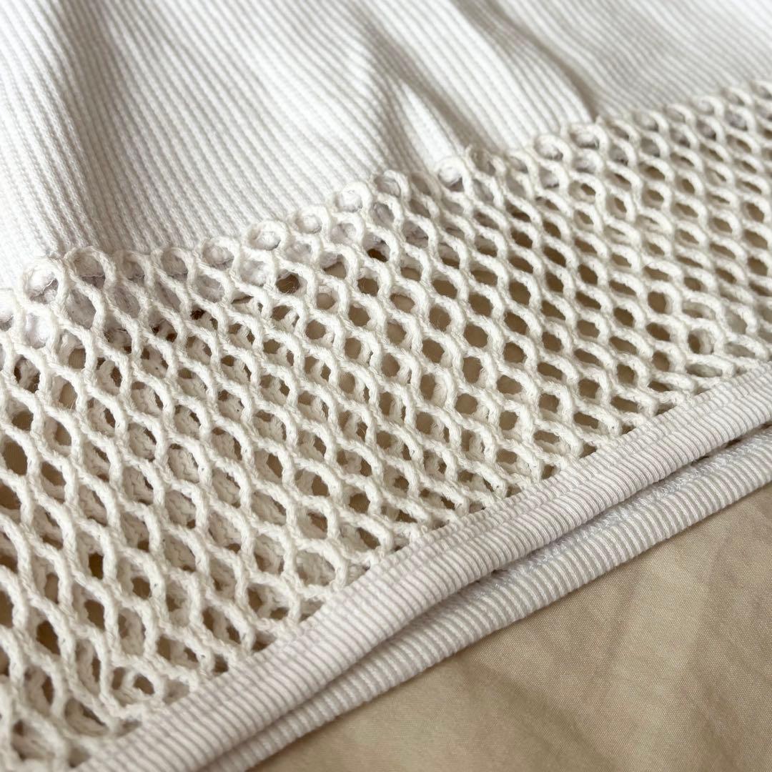 【山中拓也着用】MUZE Waffle HEM MESH tanktop