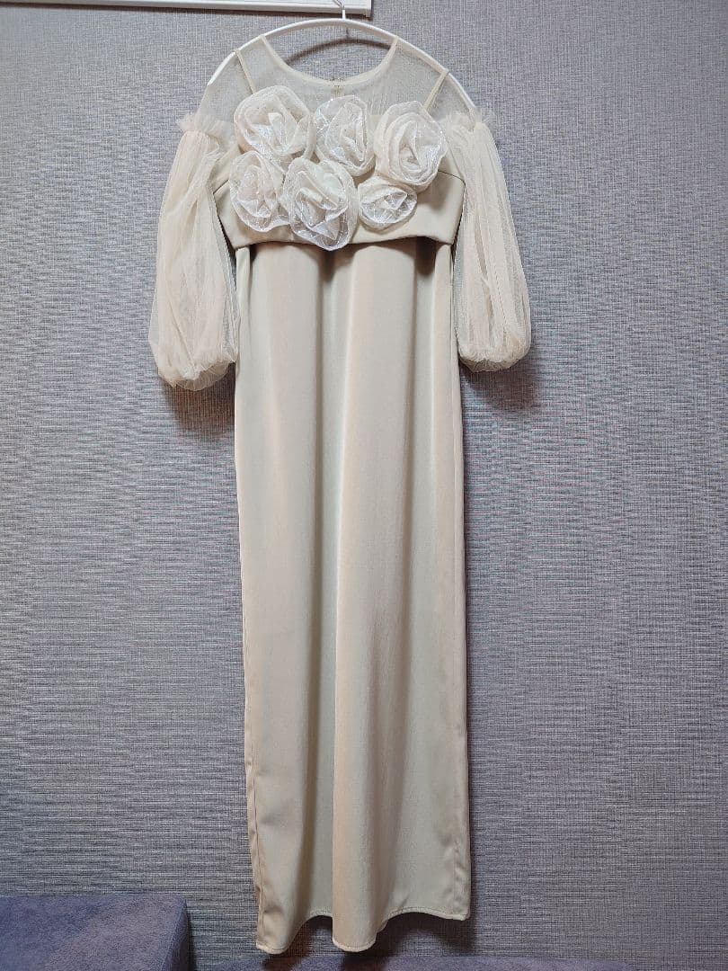 ロージービスチェワンピース イエローグリーン