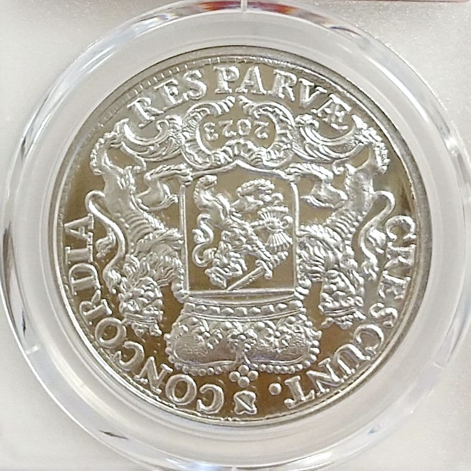 2023年 オランダ シルバーライダー1オンス 銀貨 PCGS MS70 FDI