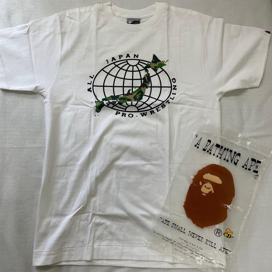 A BATHING APEALLJAPANPRO-WRESTLINGTシャツ L
