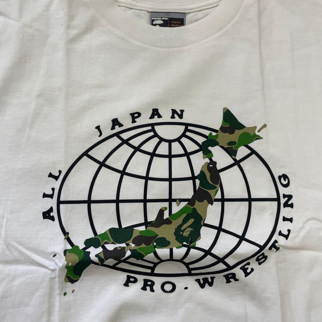 A BATHING APEALLJAPANPRO-WRESTLINGTシャツ L