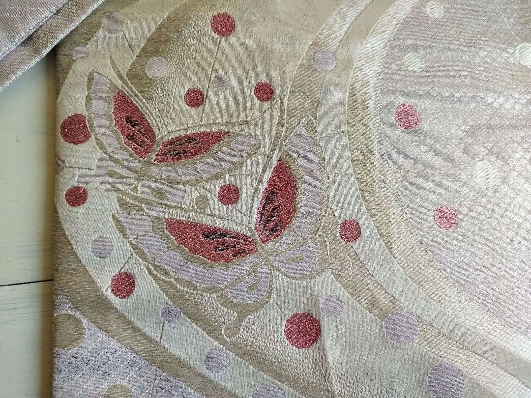 子供　ジュニア用の袋帯☆正絹