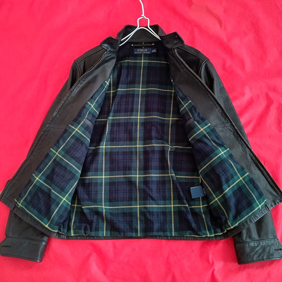 【未使用級◆現行】POLO RALPH LAUREN シングル レザージャケット