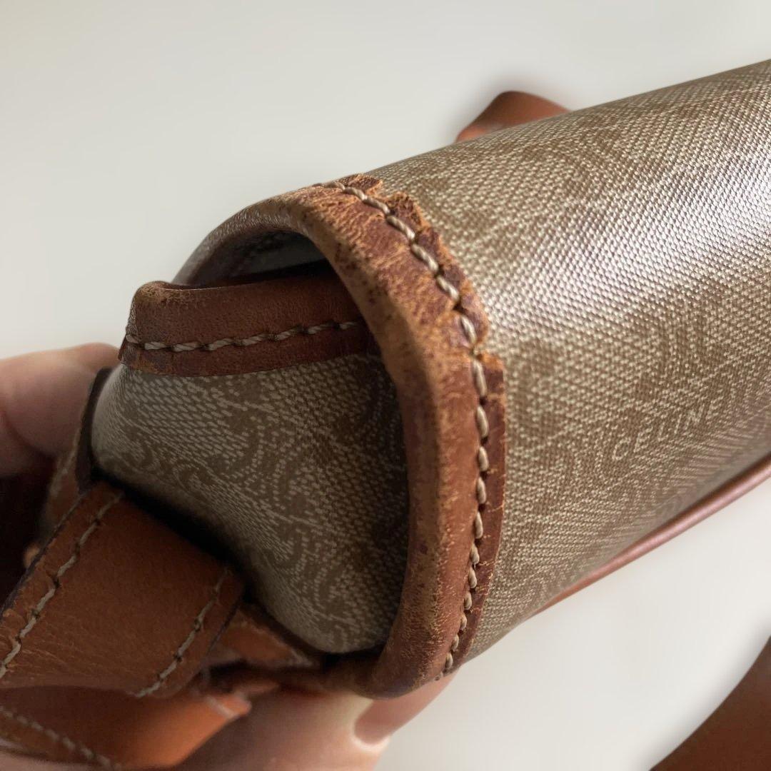 専用　ヴィンテージ　OLD CELINE マカダム ショルダー バッグセリーヌ