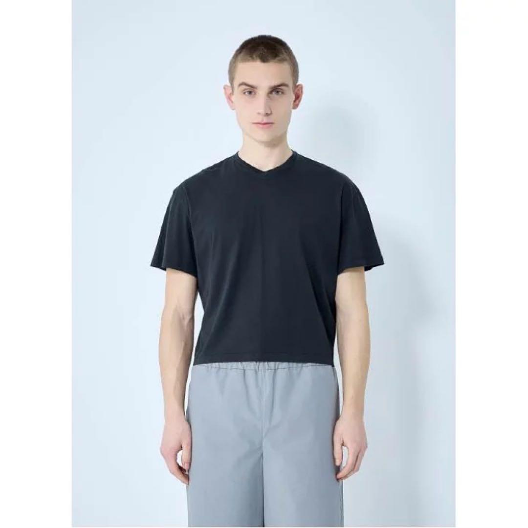 RIER Vネック Tシャツ ブラック M