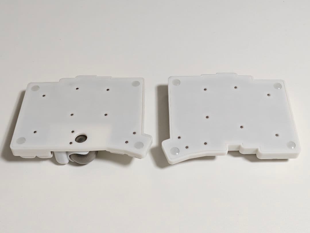 keyball61 完成品 自作キーボード 左右分割 ホワイト