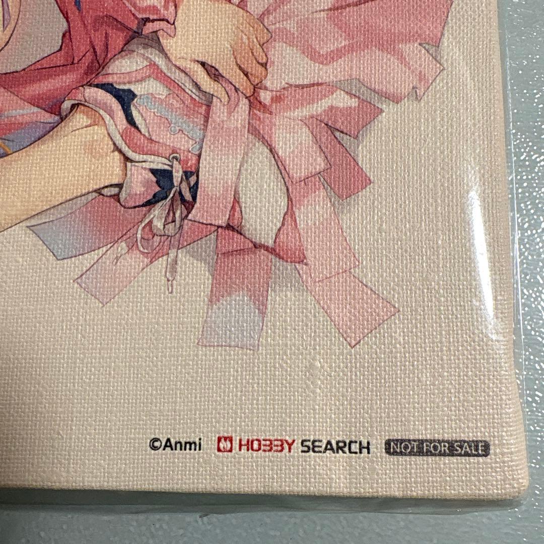 Anmi ポニーテールの子　キャンバスアート　キャンバスボード　グッズ　イラスト