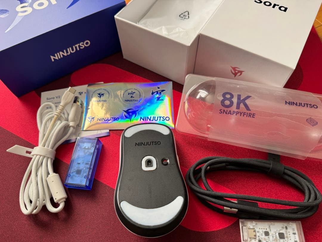 マウス・トラックボール Ninjutso Sora V2 & 8K Snappyfire
