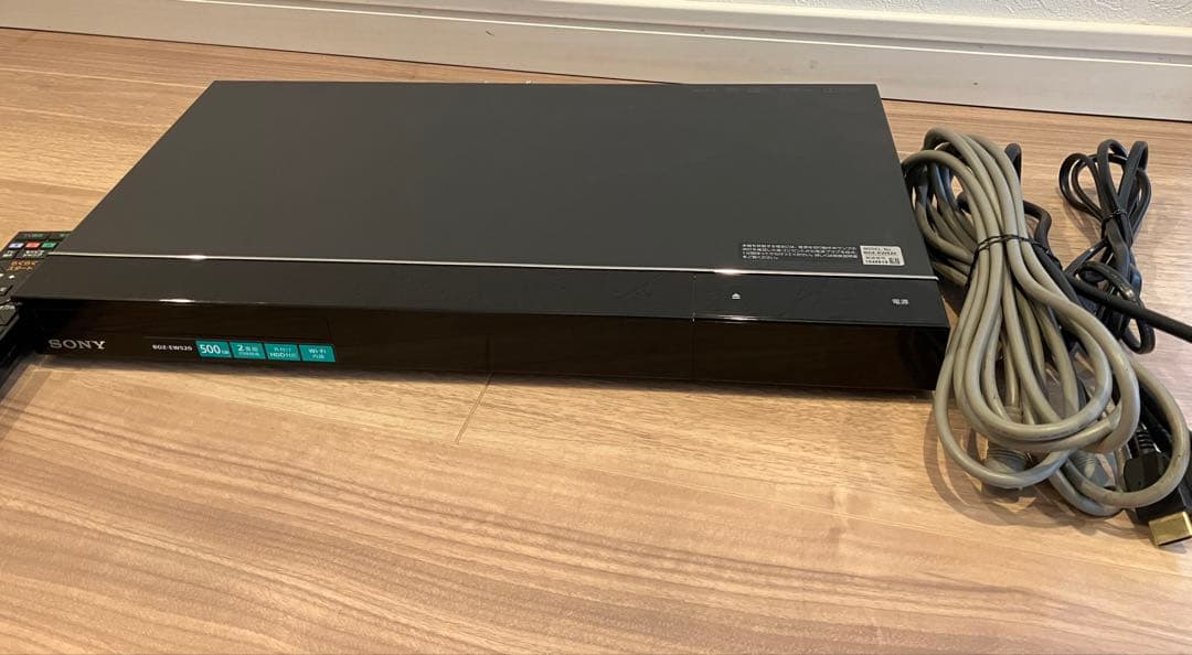 美品SONYBDZ-EW520DVDレコーダープレイヤー500GB2番組同時録画