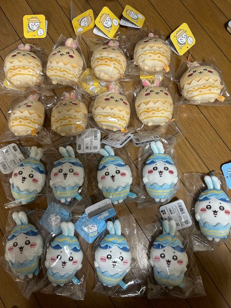 ちいかわそろそろイースターなマスコットハチワレうさぎイースター　18点セット