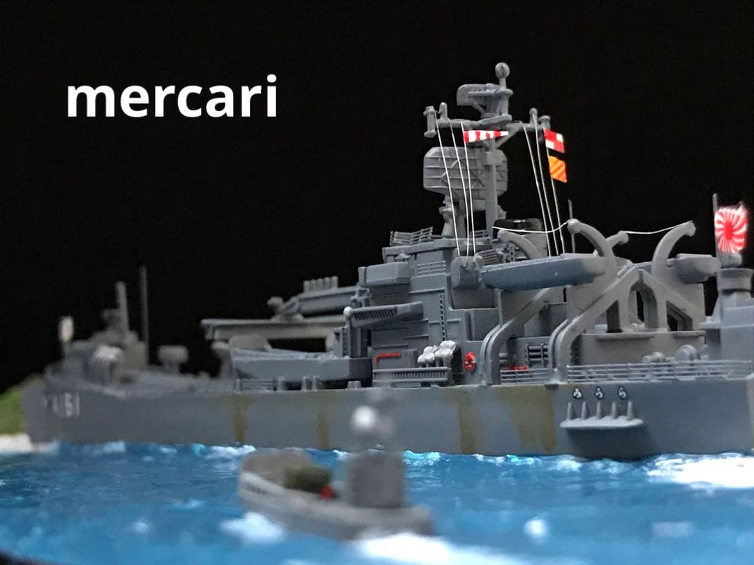 1／700 海上自衛隊輸送艦みうら LST-4151 ジオラマ仕上