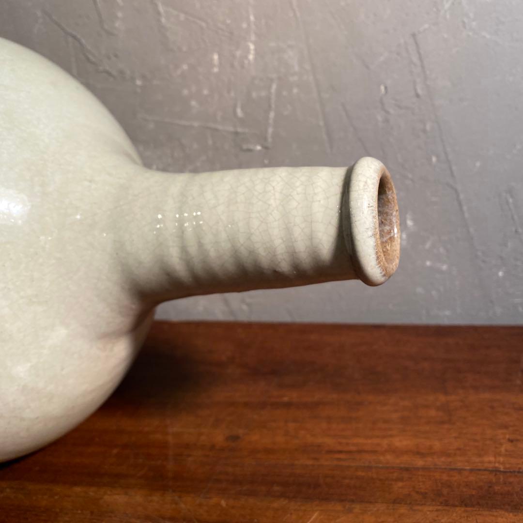 骨董品 白磁徳利 一輪挿し 朝鮮 古伊万里 釉薬 江戸 酒器 花器