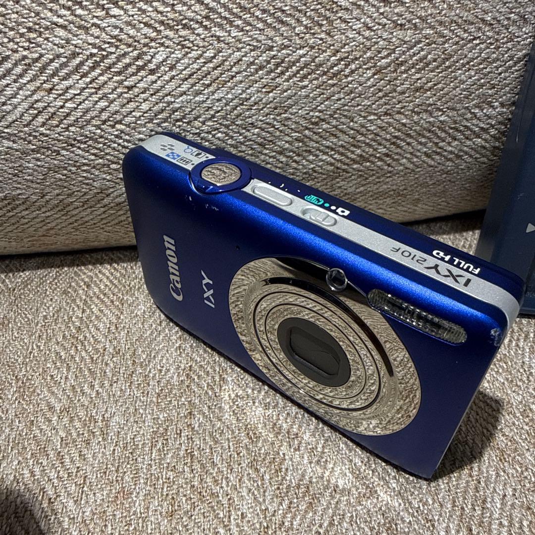 【Canon】 IXY 210F 青色 コンパクトデジタルカメラ
