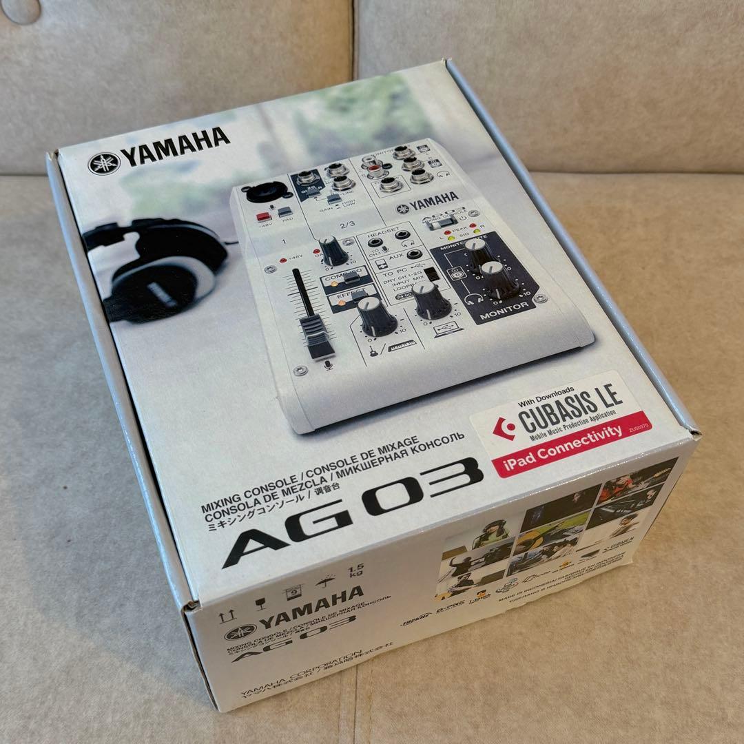 【動作確認◎】YAMAHA AG03 配信向けミキサー 箱付き