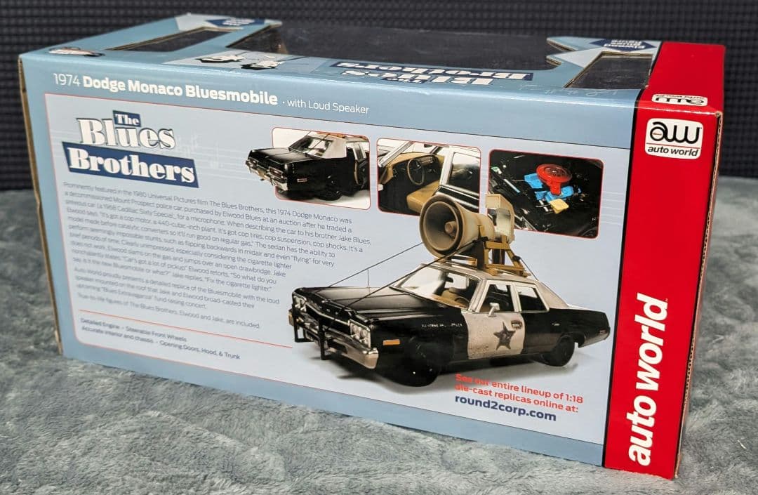 希少 オートワールド1/18 ブルースブラザーズ ブルースモービル ダッジモナコ