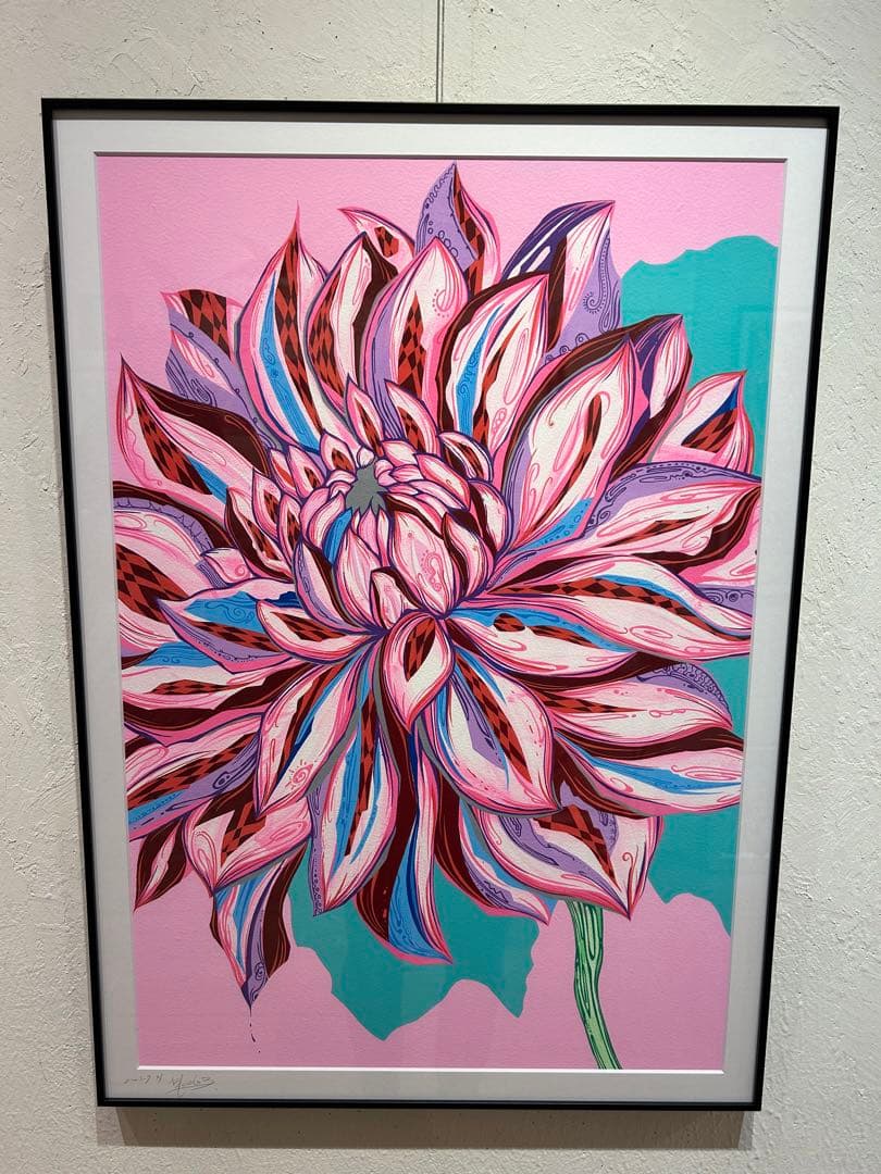 ダリア　原画　アート