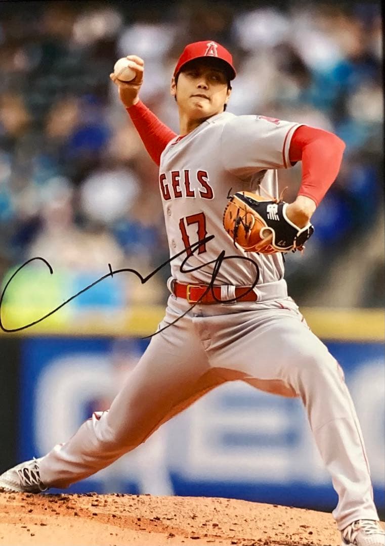 に*ん様 超希少/全米/市場価格/暴騰/メジャー/大谷翔平/直筆サイン入り /本