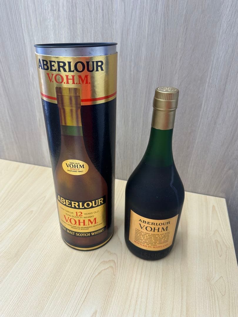 古酒‼️ABERLOUR 12年 V.O.H.M. スコッチウイスキー缶入り