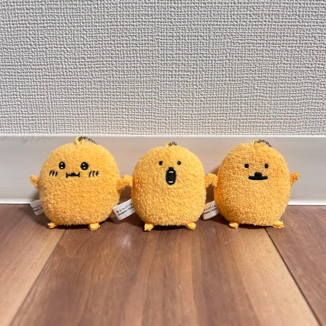 もぐらコロッケ　フィンガーパペット　3種類セット