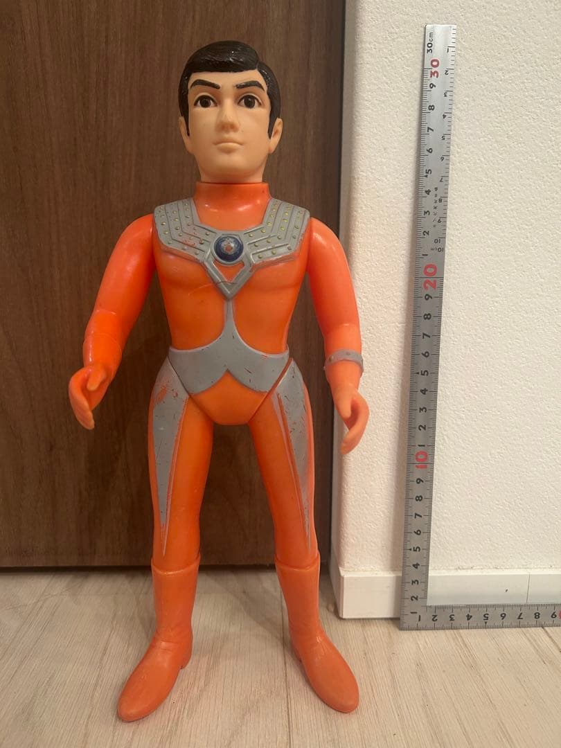 当時物　ブルマァク　ウルトラマンタロウ　検）マルサン　ヴィンテージ　面取れソフビ