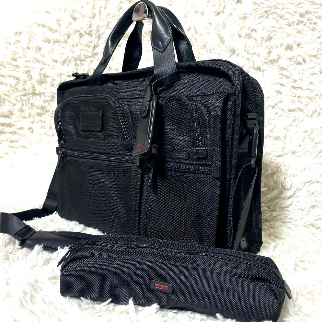【極美品】TUMI 2WAY ビジネスバッグ 26108DH ペンケース付き