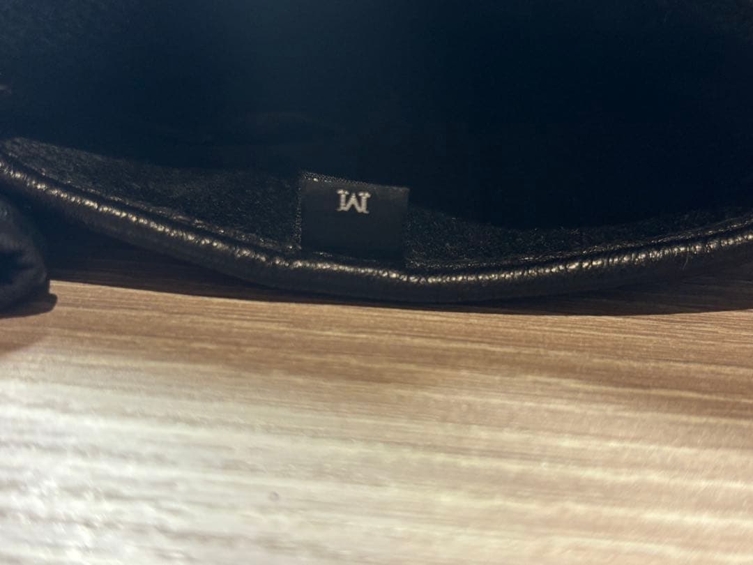 Schott ショット　革手袋　ジップ　レザーグローブ　Mサイズ　ブラック