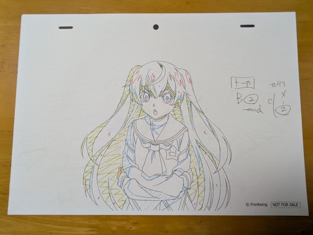 グリザイア　限定抽選特典　複製原画　クリアファイル　ファントムトリガー