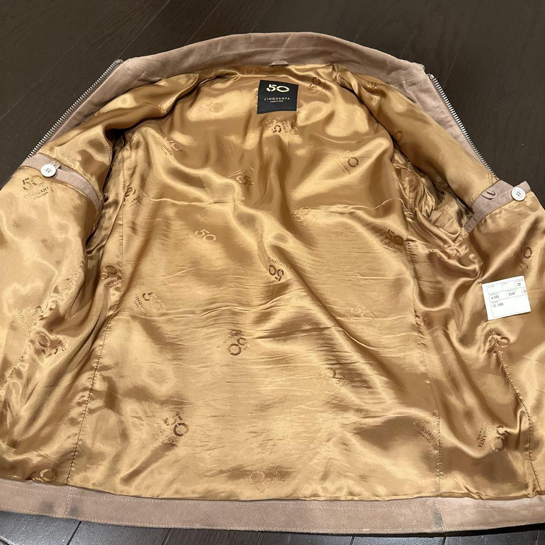 チンクアンタ　CINQUANTA ライダース　ジャケット46