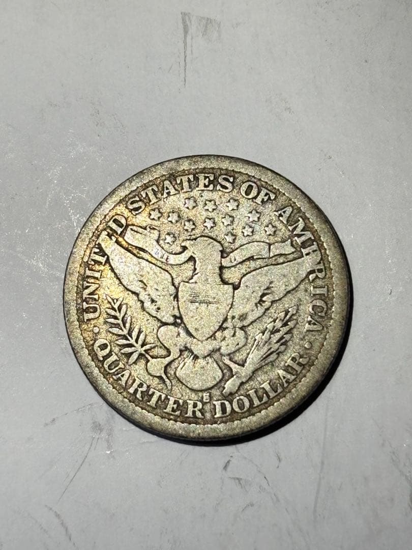 B*k様 アメリカ　バーバークォーター　1896S 大特年　発行数18.8万枚