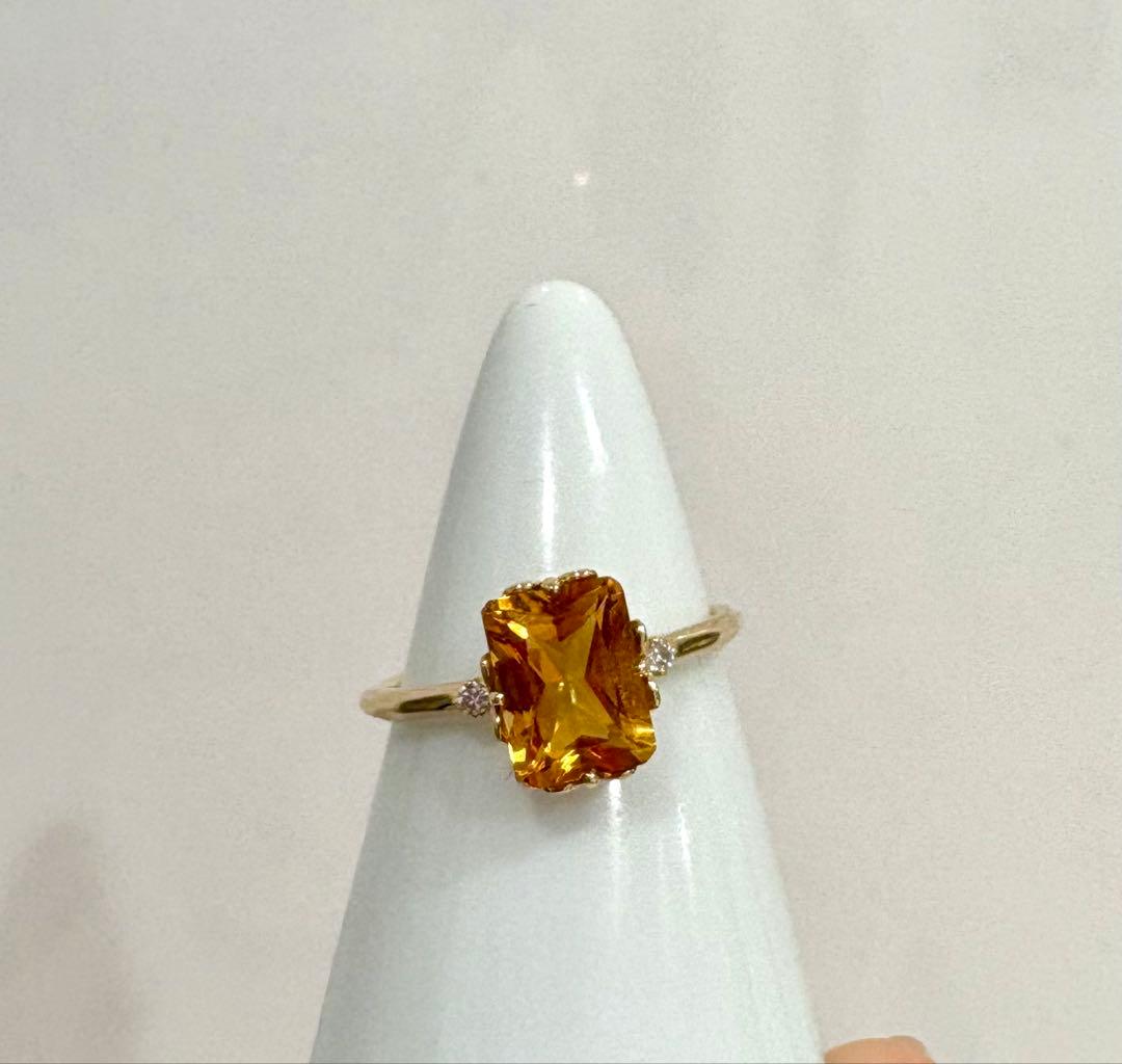 ⭐︎最終価格⭐︎ TSUTSUMI ツツミ K10YGシトリン リング 11号