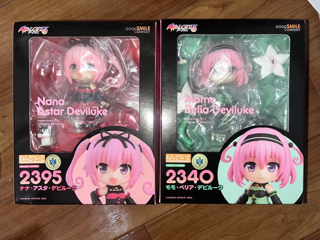 ねんどろいど TOLOVEる　ララ・サタリン・デビルーク　モモ・ベリアデビルーク