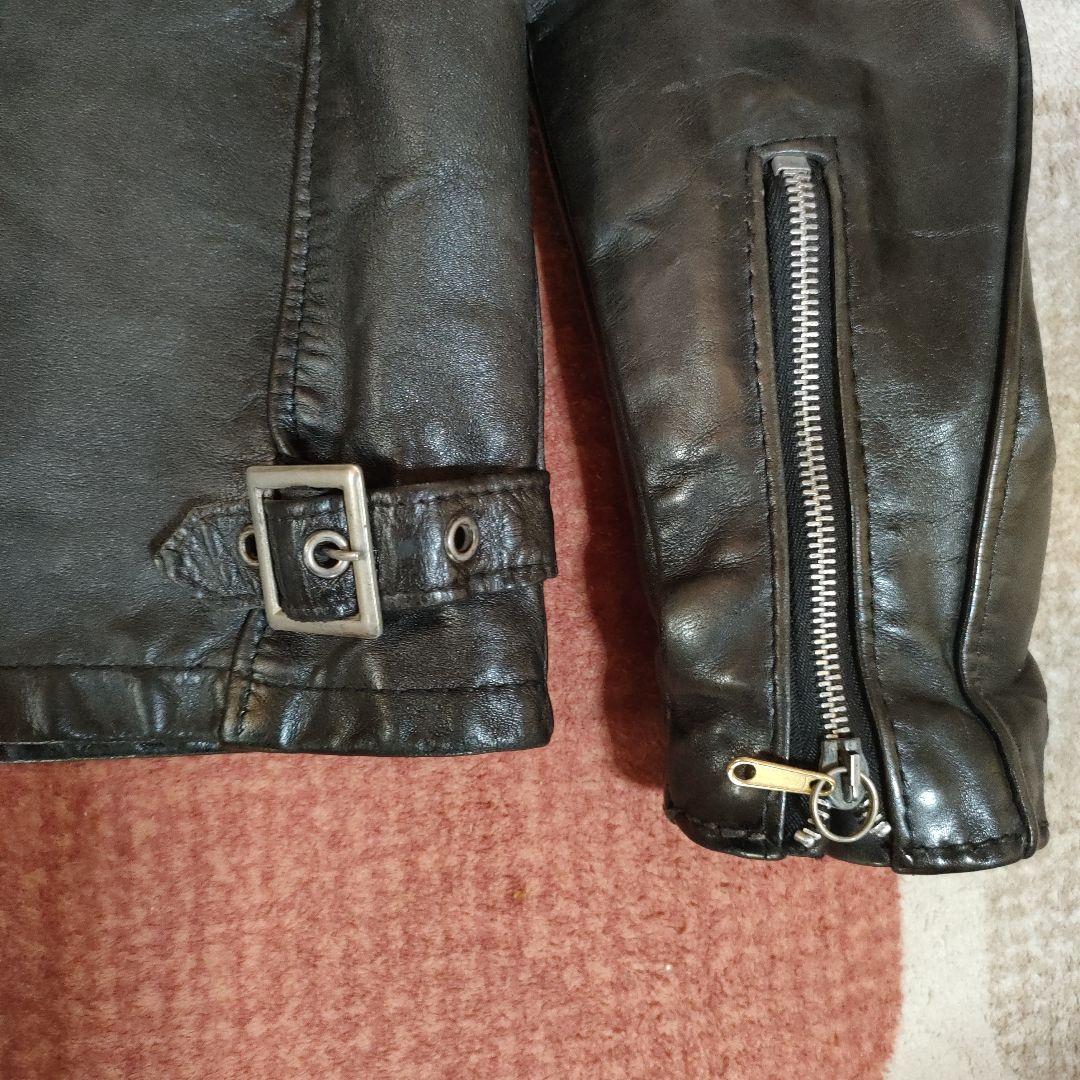 レアモデル　１４１　Schott　シングルライダース　３６　人気641の革違い