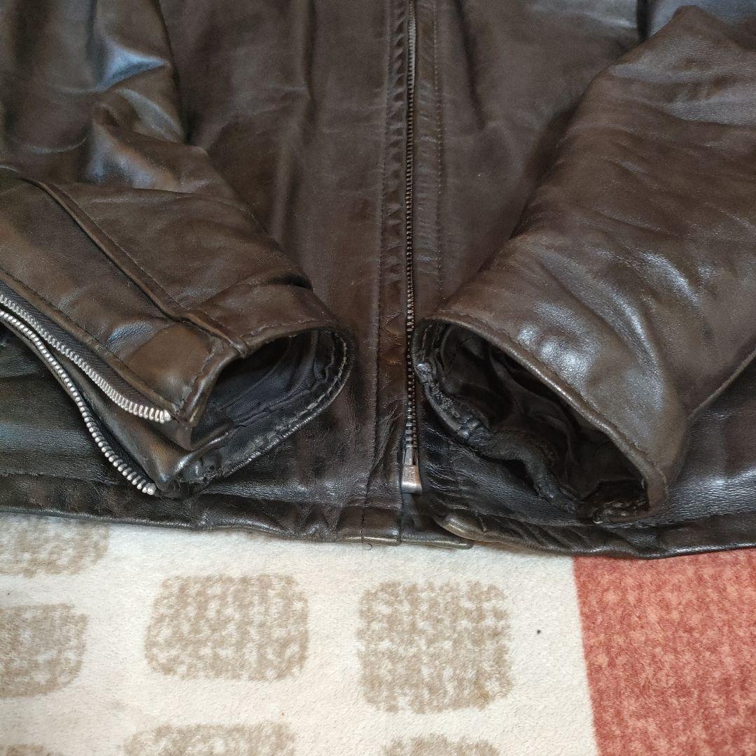 レアモデル　１４１　Schott　シングルライダース　３６　人気641の革違い