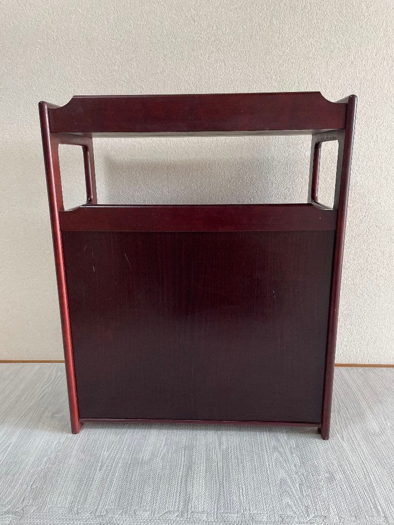 ミーコカリモク　電話台　ファックス台　チェスト　棚　高級家具　ヴィンテージ