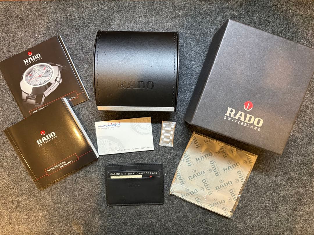 【購入時備品付】RADO DiaStar自動巻き時計 ブルー