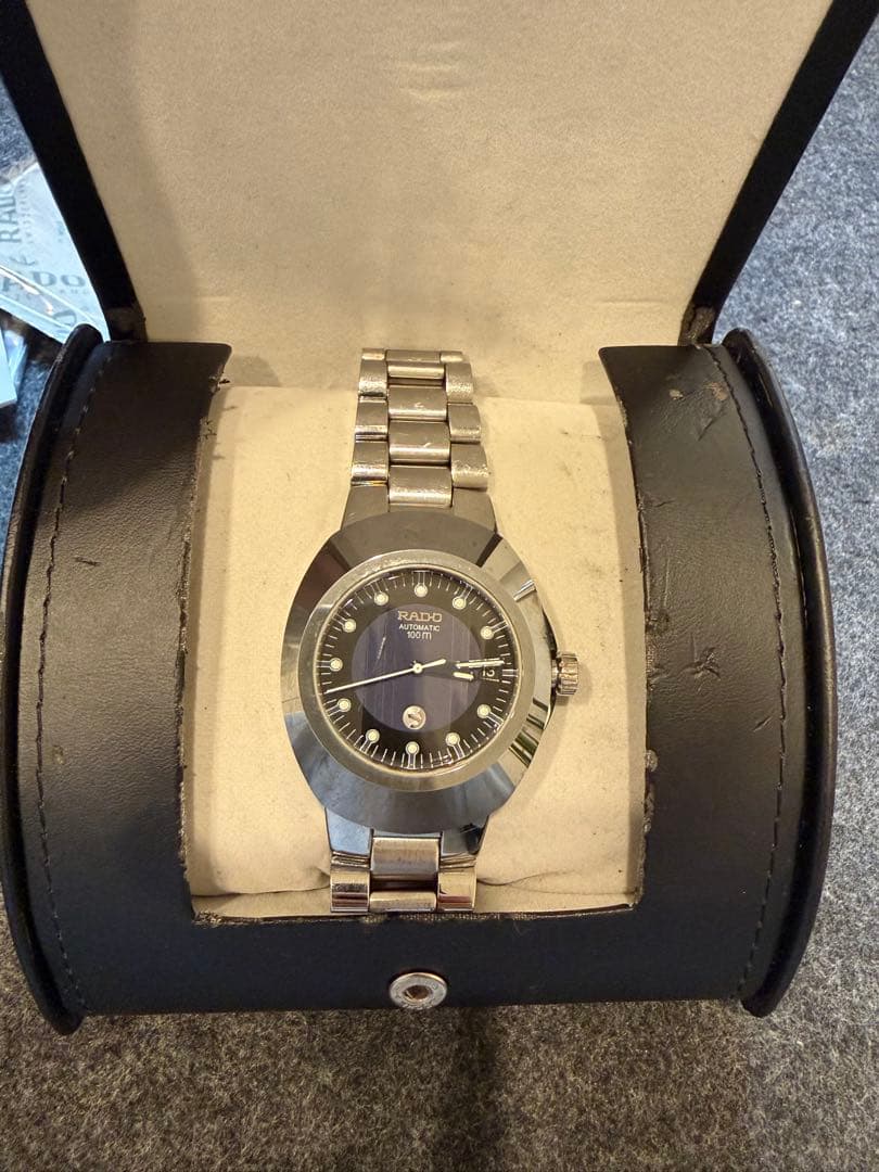 【購入時備品付】RADO DiaStar自動巻き時計 ブルー