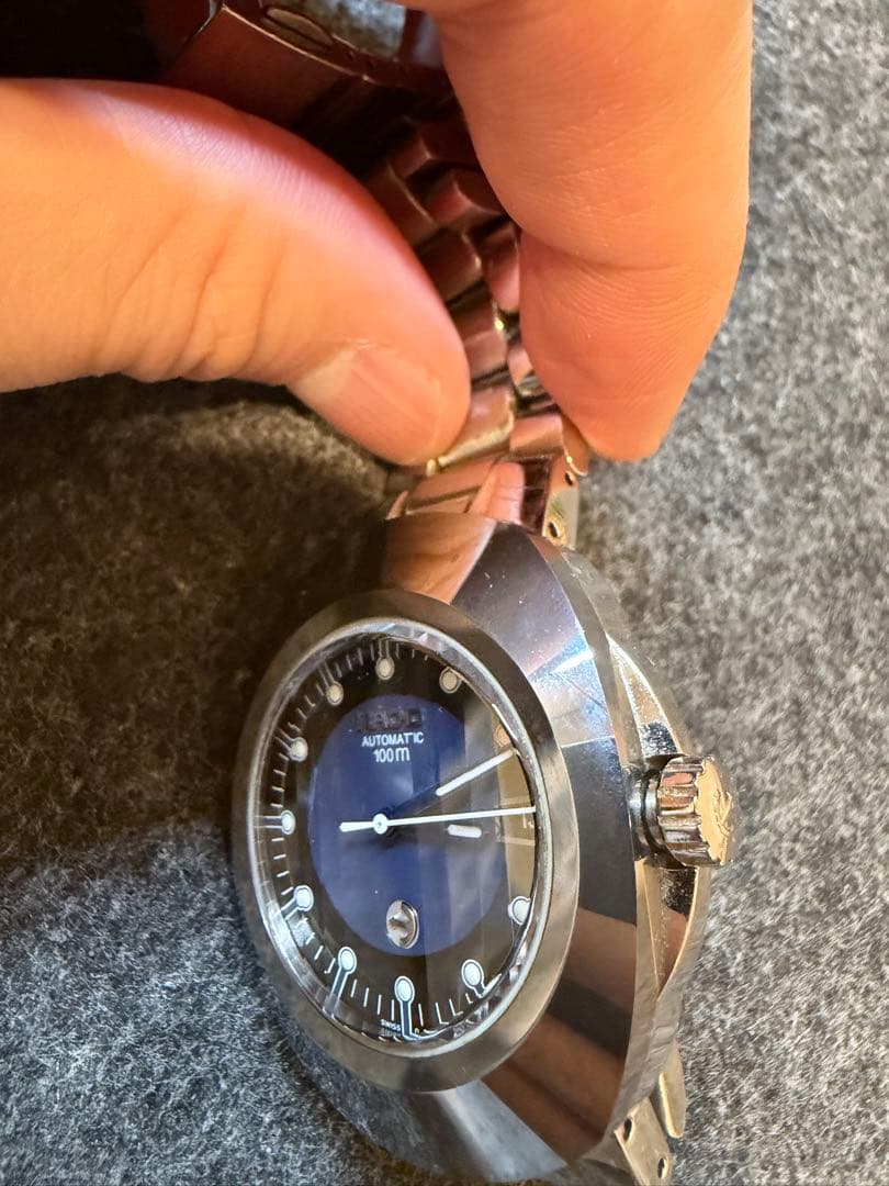 【購入時備品付】RADO DiaStar自動巻き時計 ブルー